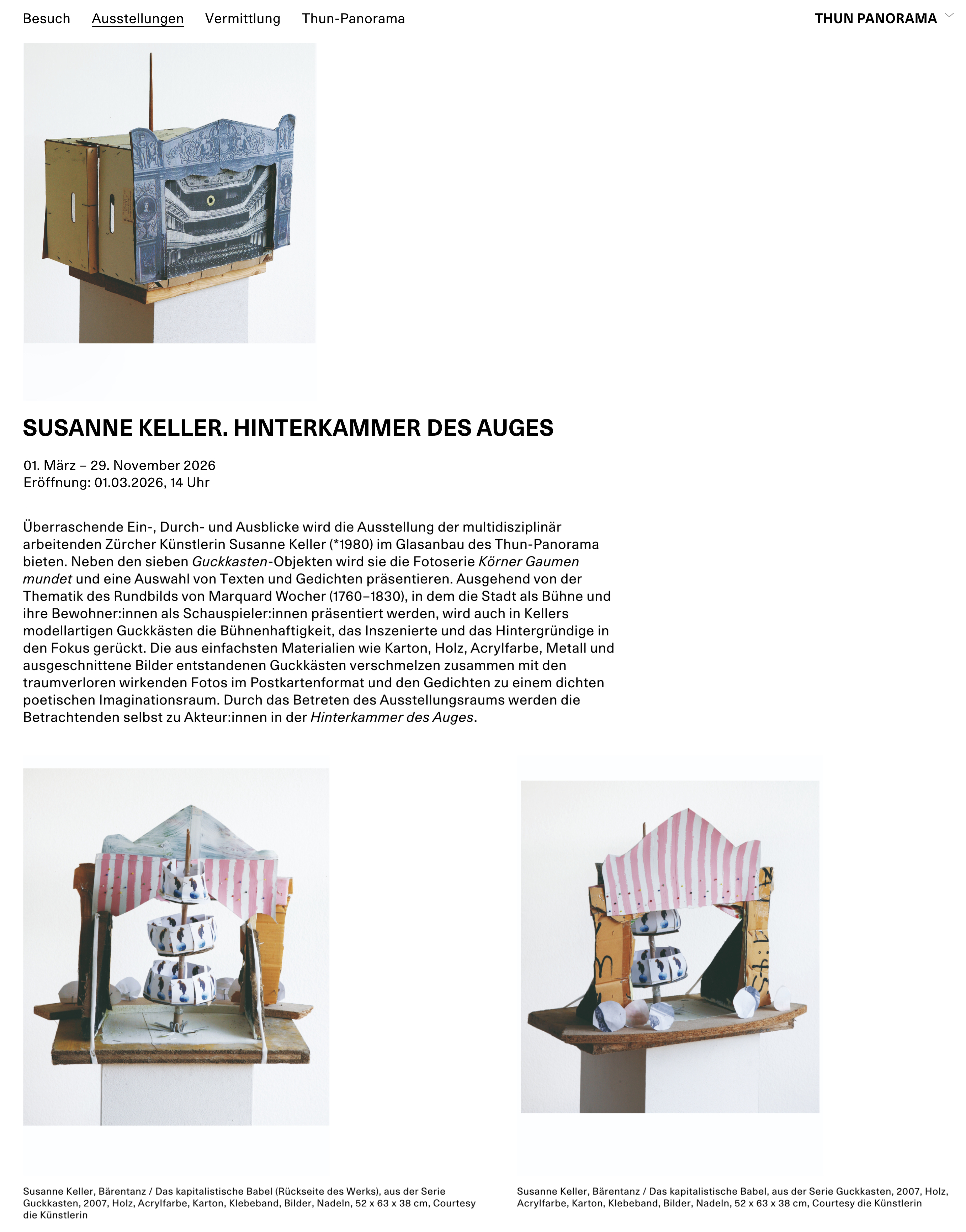 Meine Kunst ist eine Materialisierung eines poetischen Gedankennetzes